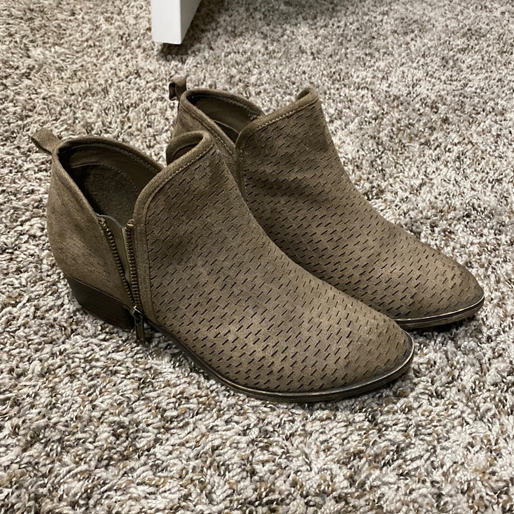 Grey booties